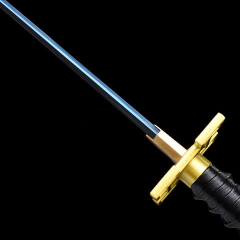 Blade spine detail of Muichiro Tokito Demon Slayer Katana