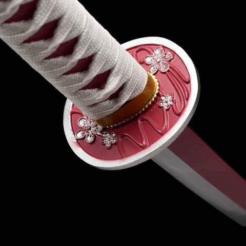 Tsuka handle detail of Kanao Tsuyuri Nichirin Katana