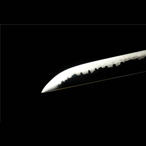 Nidai Kitetsu katana hamon flame pattern handmade steel blade