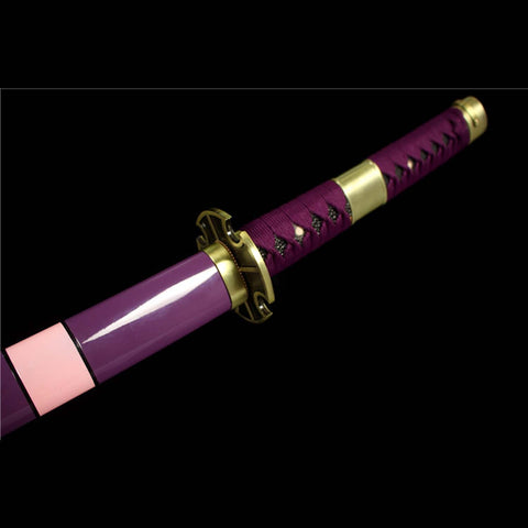 Ergonomic handle grip of Handmade One Piece Nidai Kitetsu Katana