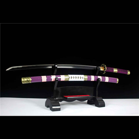 One Piece Nidai Kitetsu samurai sword display anime replica