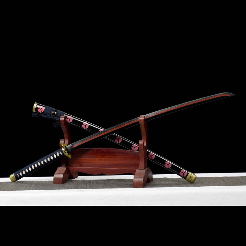 One Piece Zoro Shusui Katana – Battle Ready Black Blade Sword 