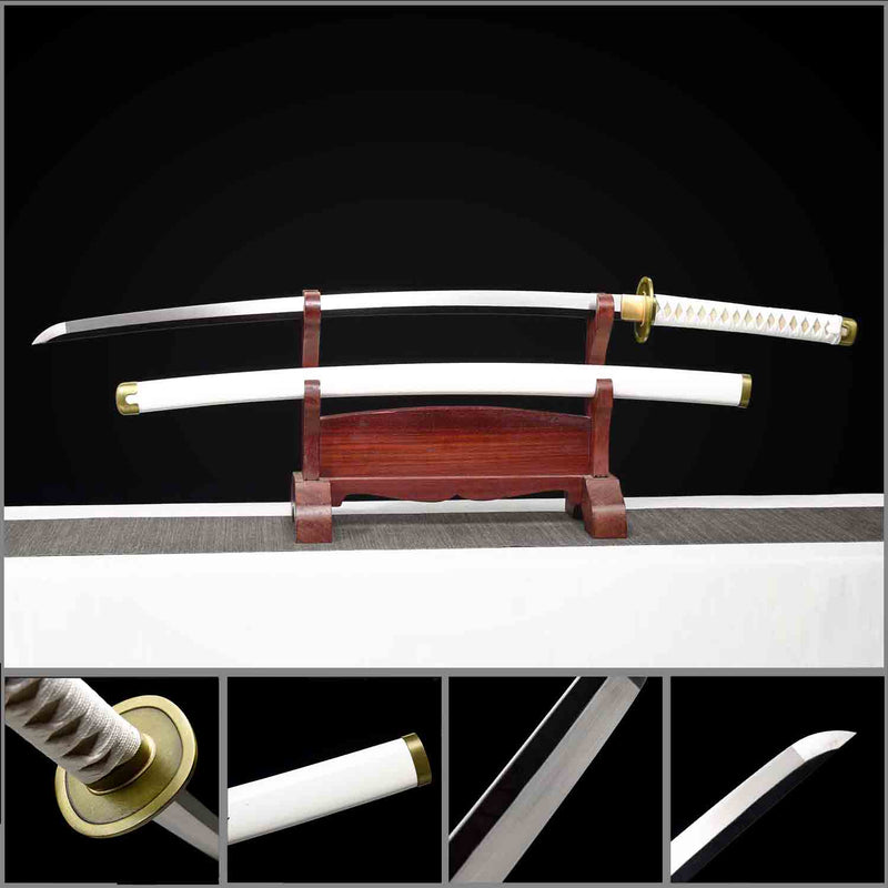 One Piece Roronoa Zoro Wado Ichimonji Katana – Hand Forged 1095 Steel 