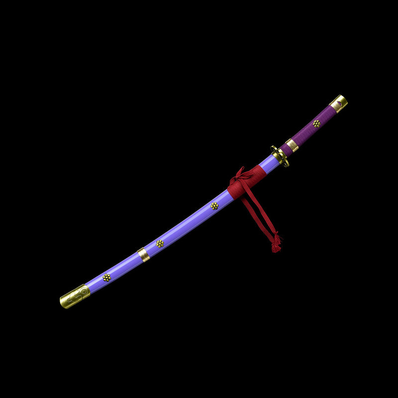 Roronoa Zoro Enma Katana Sword One Piece Purple Blade 1095 Steel 