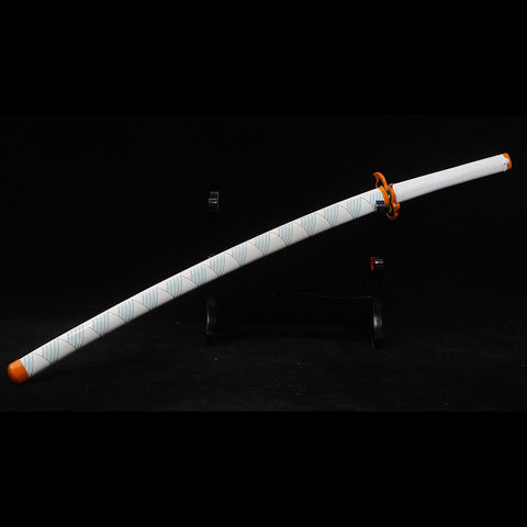 Demon Slayer Rengoku Kyojuro katana saya scabbard hardwood