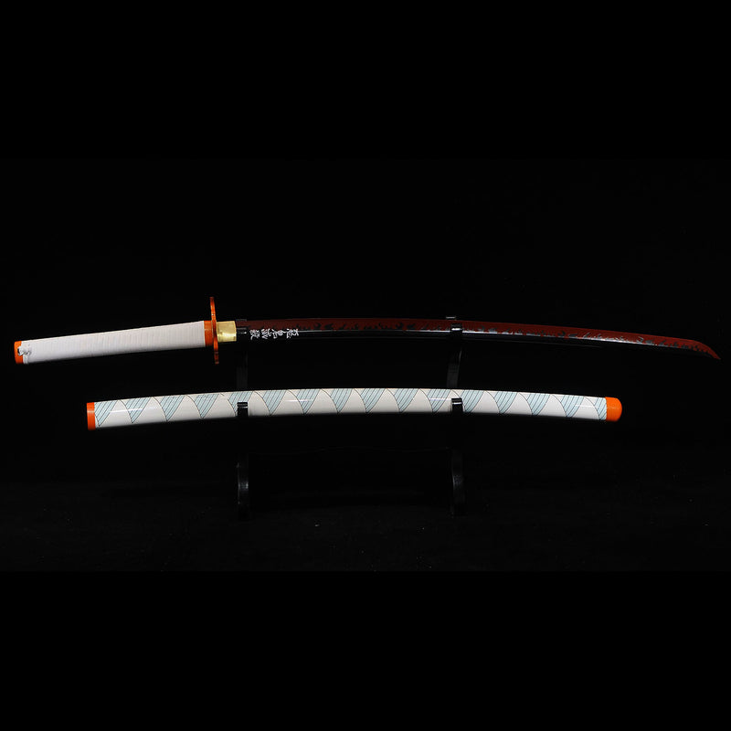 Rengoku Kyojuro Nichirin Katana Demon Slayer Anime Sword 1060 Steel 