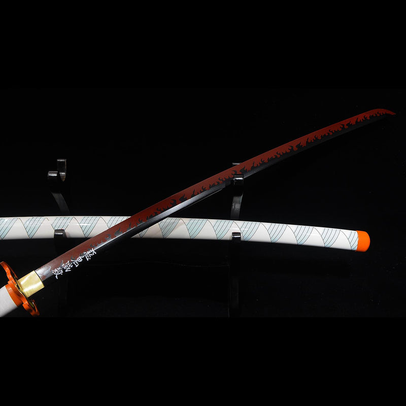 Rengoku Kyojuro Nichirin Katana Demon Slayer Anime Sword 1060 Steel 