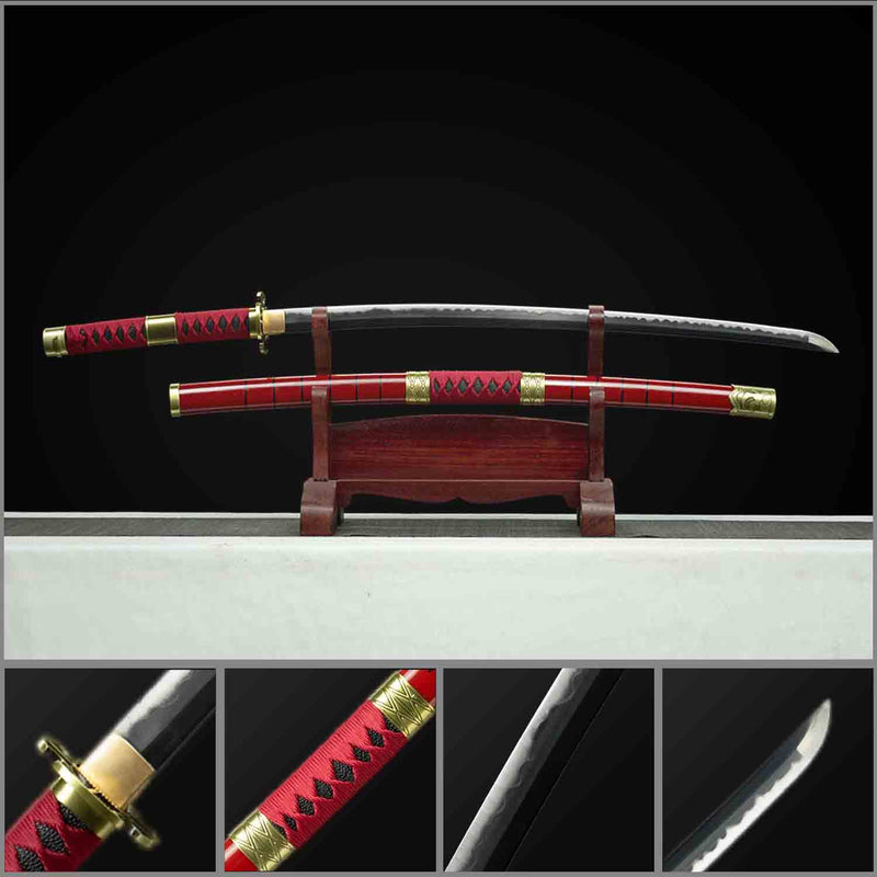Roronoa Zoro Sandai Kitetsu Katana – Handmade 1095 High Carbon Steel Sword 