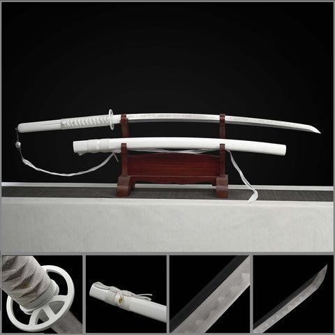 Bleach Rukia Kuchiki Sode No Shirayuki katana full length hand forged anime sword