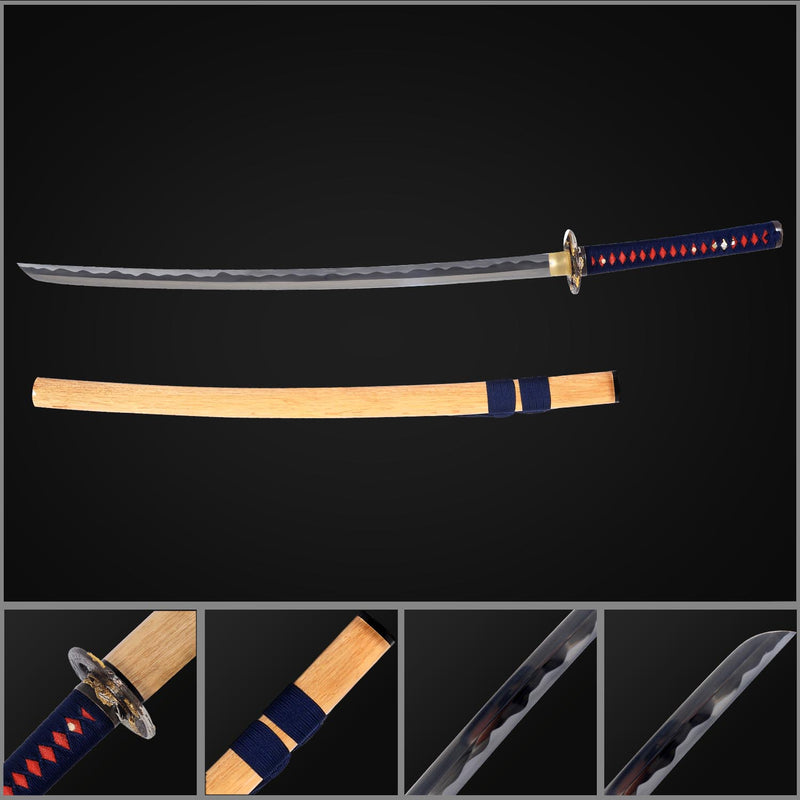 Rurouni Kenshin Sakabato Katana – 1095 Steel Reverse Blade 