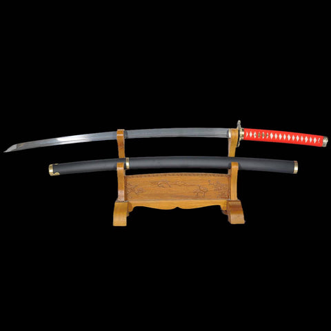 Battle ready Dragon Sword katana replica including sword bag and spare mekugi peg