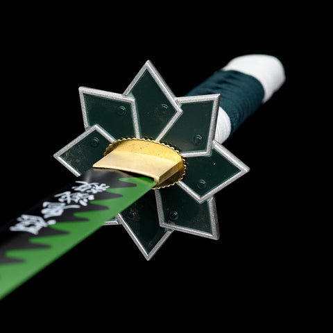 Eight pointed star tsuba of Sanemi Shinazugawa Nichirin sword