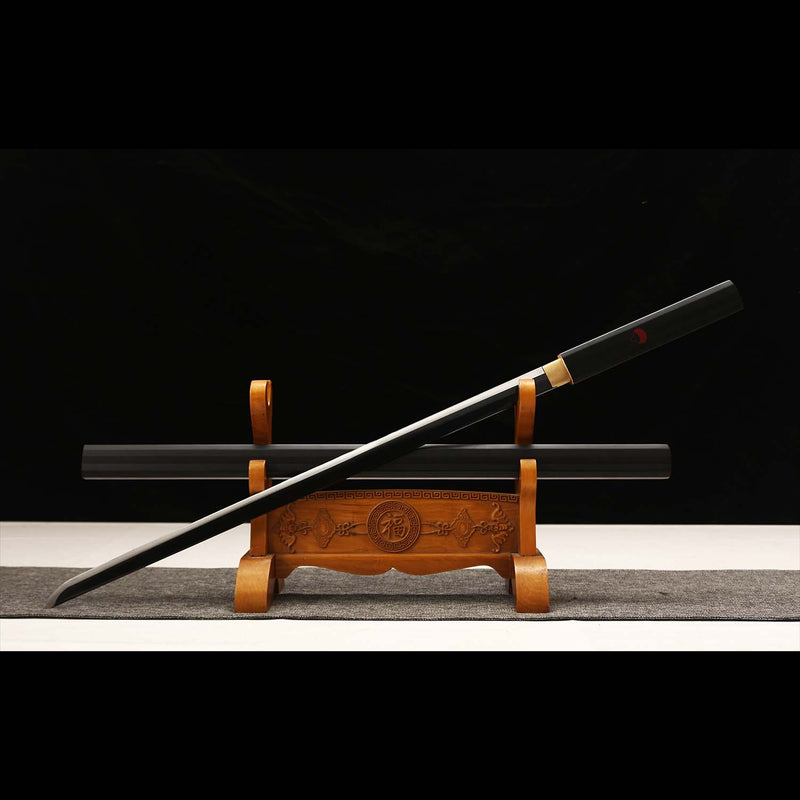 Anime Sasuke Black Blade Sword – Naruto Kusanagi Shirasaya Katana 