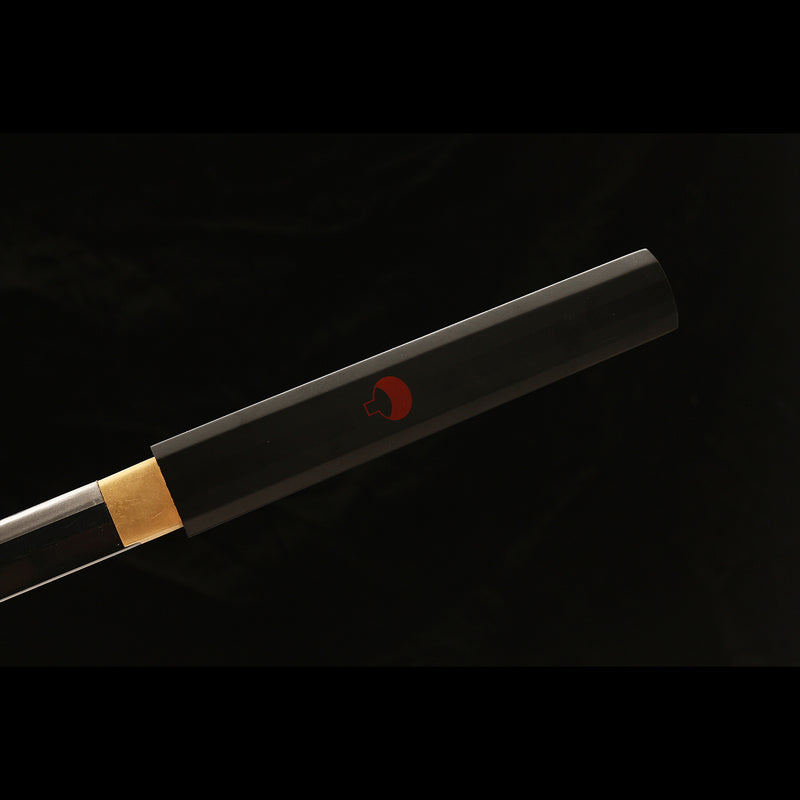 Anime Sasuke Black Blade Sword – Naruto Kusanagi Shirasaya Katana 