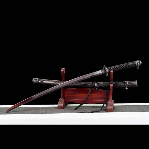 Balanced full tang Sekiro Undead Cut katana sword display