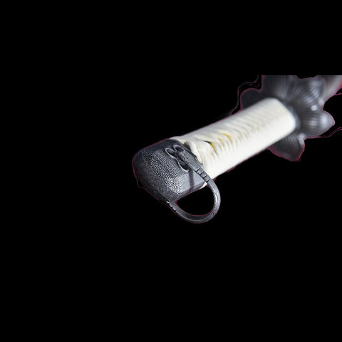 full tang Sekiro katana bamboo mekugi peg