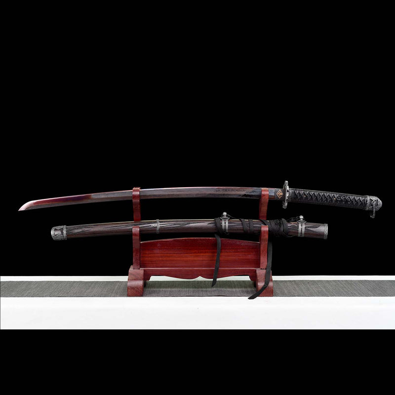 Sekiro Violet Undead Cut Katana Sword Handmade Japanese Samurai Full Tang 