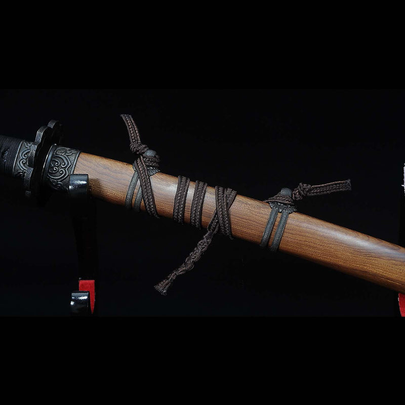 Handmade Sekiro Red Blade Undead Katana Replica Collector Sword 