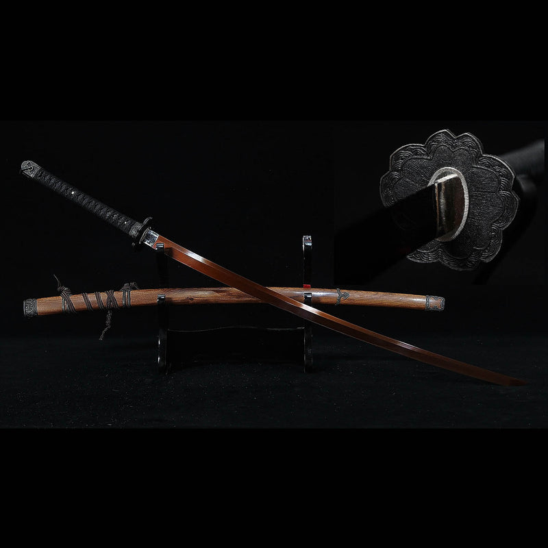 Handmade Sekiro Red Blade Undead Katana Replica Collector Sword 