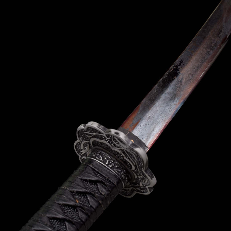 Sekiro Violet Undead Cut Katana Sword Handmade Japanese Samurai Full Tang 