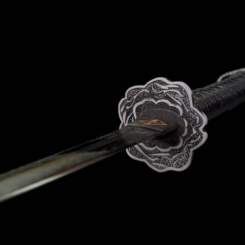 Sekiro Violet Undead Cut Katana Sword Handmade Japanese Samurai Full Tang 