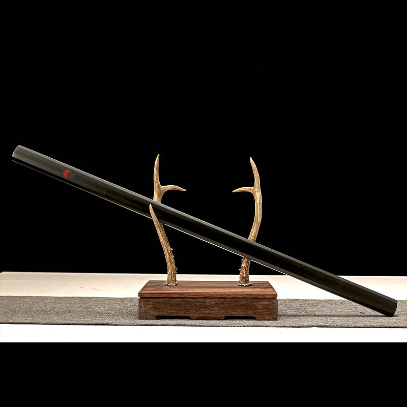 Anime Sasuke Black Blade Sword – Naruto Kusanagi Shirasaya Katana 