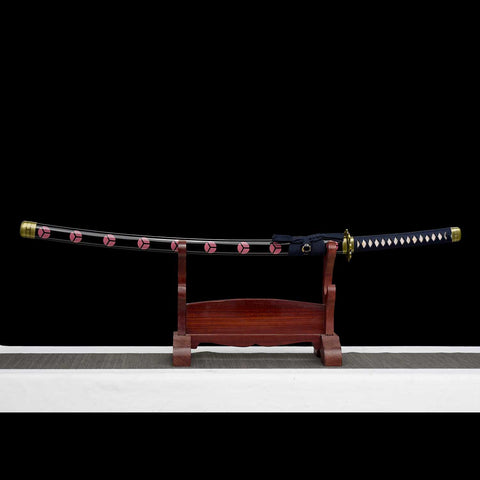 Shusui katana displayed as part of One Piece sword collection