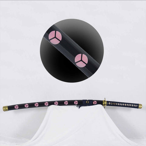 Shusui katana hardwood saya scabbard detail Japanese katana