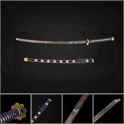 Shusui katana sword from One Piece held by Roronoa Zoro full length view