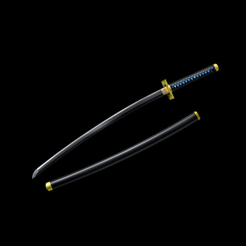 craftsmanship detail of Demon Slayer Tanjiro Kamado Katana