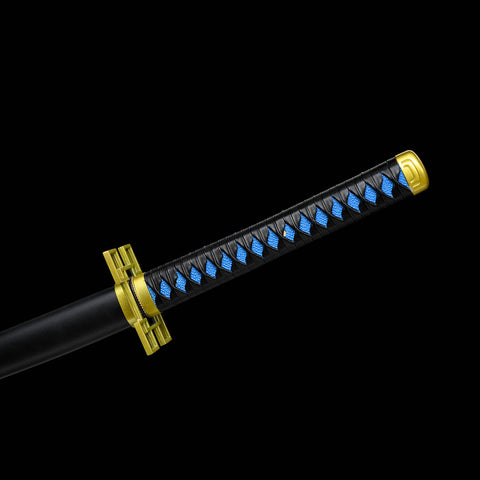 Tanjiro Kamado Nichirin Katana tsuka handle detail