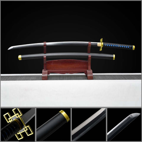 Tanjiro Kamado Nichirin Katana Demon Slayer handmade anime sword