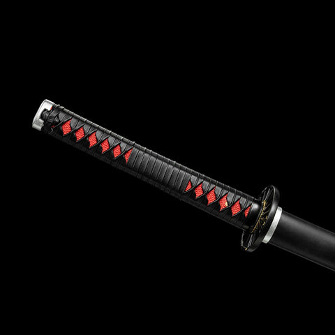 Tsuka handle detail of Tanjiro Kamado Nichirin katana