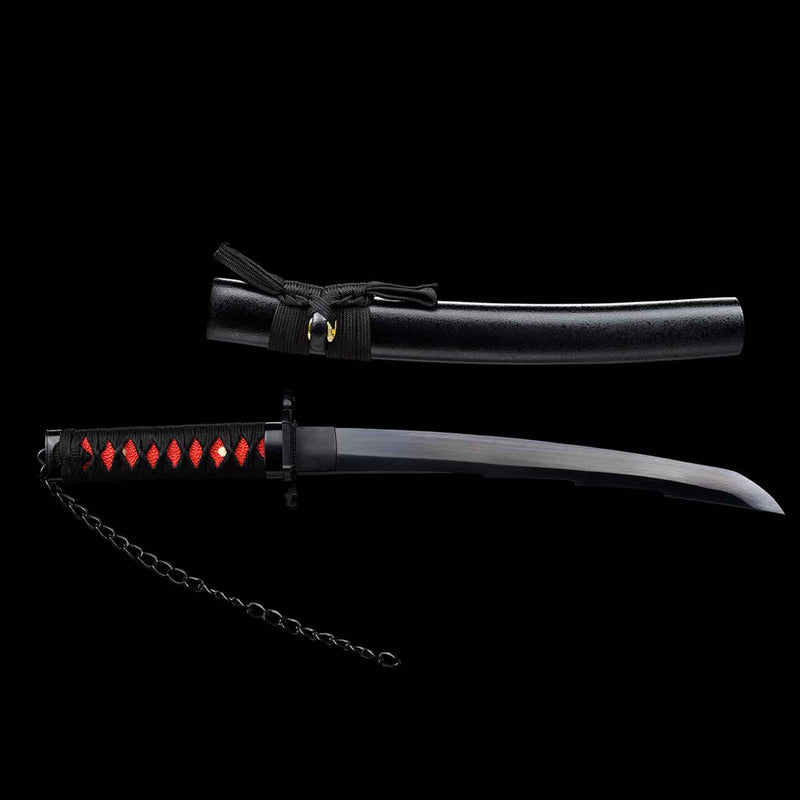 Bleach Ichigo Bankai Tanto New Tensa Zangetsu Mini Katana Sword 