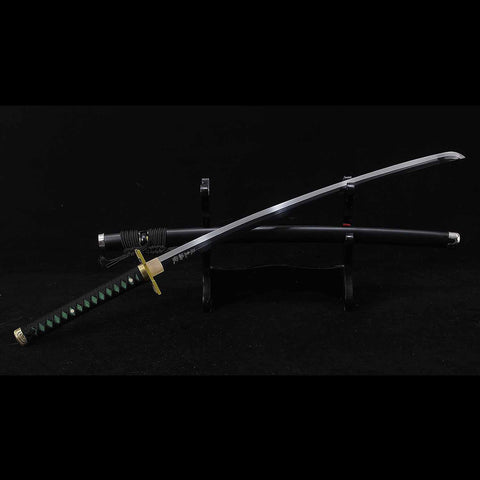 traditional sori curve on Demon Slayer katana sword