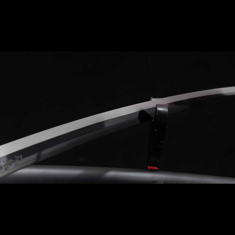 blade surface detail of 1060 carbon steel Nichirin katana