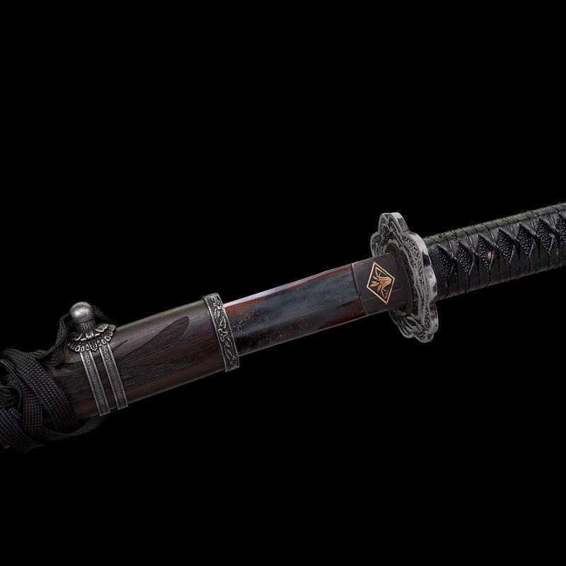 Sekiro Violet Undead Cut Katana Sword Handmade Japanese Samurai Full Tang 