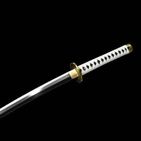 artistic angle shot of Roronoa Zoro Wado Ichimonji katana