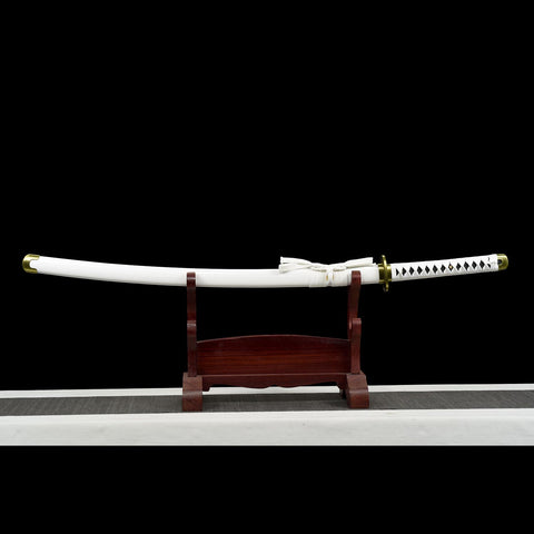 collector display of Roronoa Zoro Wado Ichimonji katana