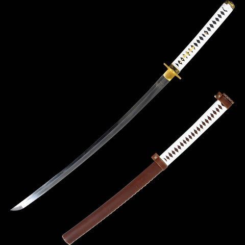 walking dead katana sword full tang 9260 spring steel
