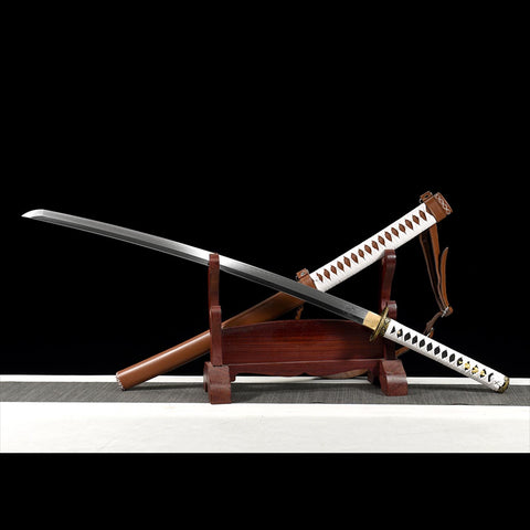 Michonne katana sword side profile 1095 carbon steel