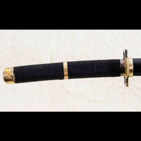 Yubashiri katana handle with genuine rayskin grip