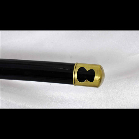 Wooden scabbard detail of One Piece Yubashiri katana