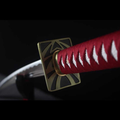 Zabimaru katana blade thickness and shape detail