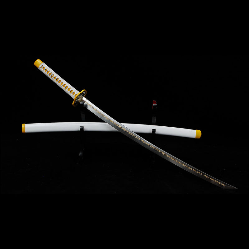 Zenitsu Agatsuma Nichirin Sword – Demon Slayer 1095 Steel Katana 