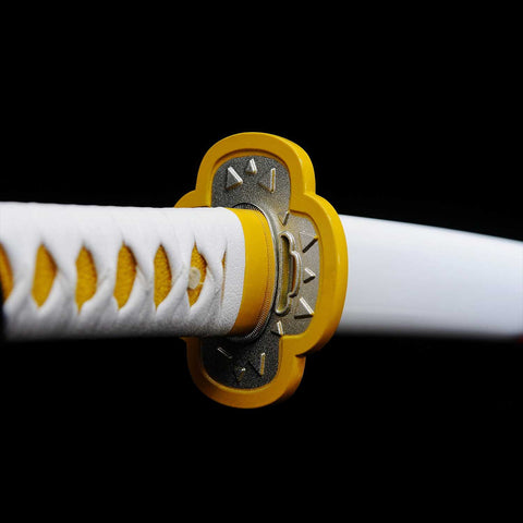 Comfortable grip and balance of Zenitsu Agatsuma Nichirin Katana in hand