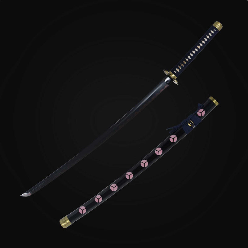 One Piece Roronoa Zoro Shusui Katana Sword Hand Forged Folded Steel 